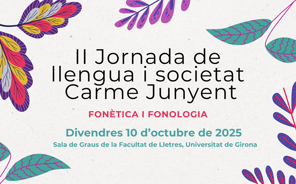II Jornada de llengua i societat Carme Junyent: convocatòria de pòsters