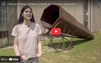 Vídeo de promoció del Grau en Filologia Catalana: Estudis de Literatura i Lingüística