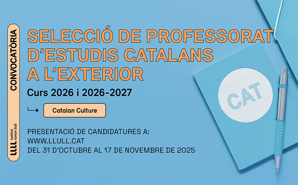 Nova convocatòria de selecció de professorat d’estudis catalans a l’exterior: cursos 2026 i 2026-2027