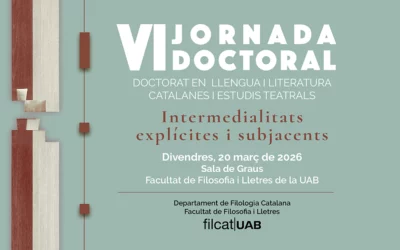 VI Jornada Doctoral: Crida a la participació