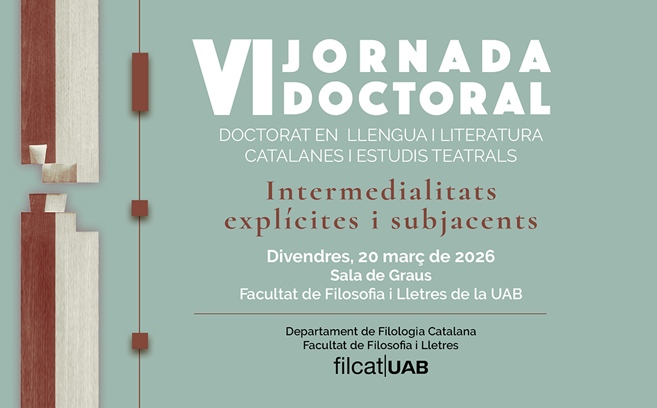 VI Jornada Doctoral: Crida a la participació