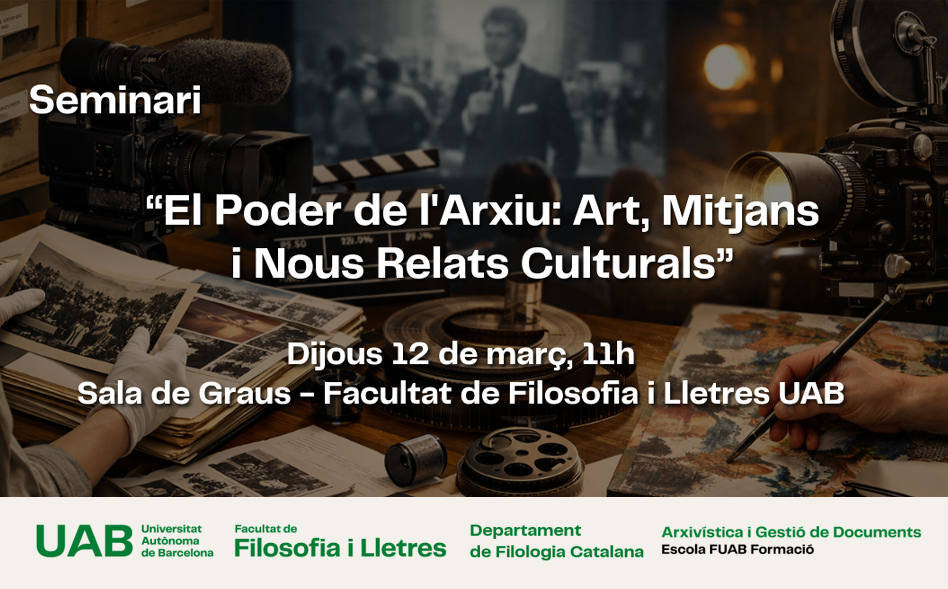 El poder de l’arxiu: Art, cinema i fotoperiodisme es donen cita a la UAB en un seminari interdisciplinari