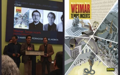Txuss Martin rep el Premi Crítica Serra d’Or al millor còmic