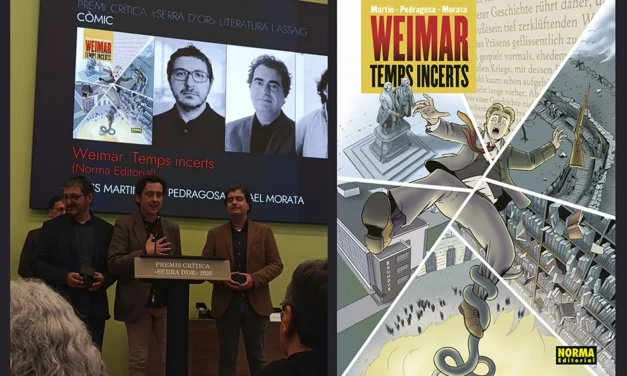 Txuss Martin rep el Premi Crítica Serra d’Or al millor còmic