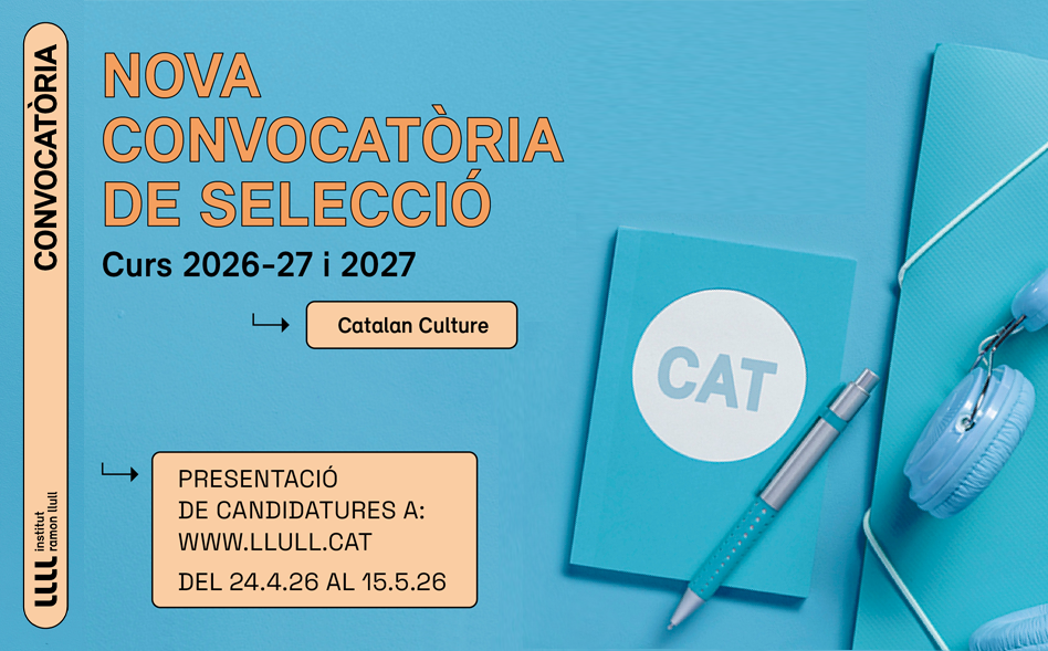 2.ª convocatòria per a la selecció de professorat d’estudis catalans a l’exterior: cursos 2026-2027 i 2027