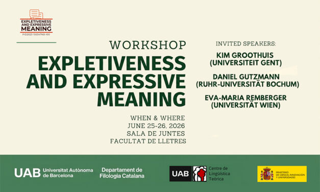 Workshop Expletiveness and Expressive Meaning