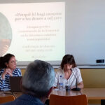 Fotografies de la conferència de Maria Callís al Màster d’Estudis Avançats