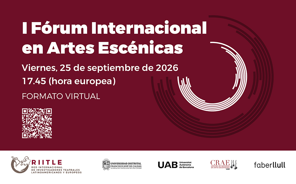 I Fórum Internacional de Investigación  en Artes Escénicas