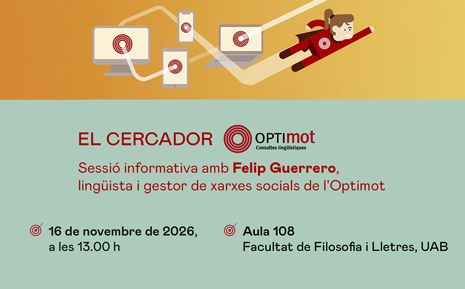 El cercador Optimot: sessió informativa amb Felip Guerrero