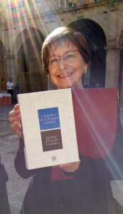 Gemma Rigau, catedràtica de filologia catalana al departament i presidenta de la Comissió de Gramàtica de l'IEC.