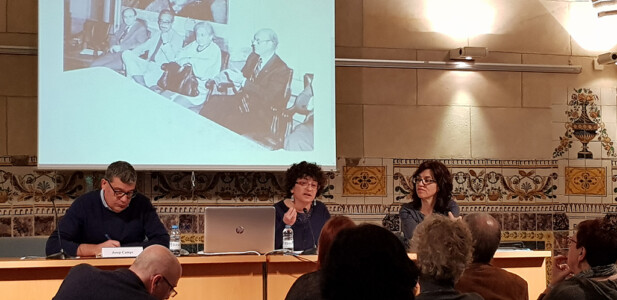 Isabel Graña: “Pedrolo i Capmany comparteixen models, objectius i els problemes inherents a l’època que els tocà viure”.