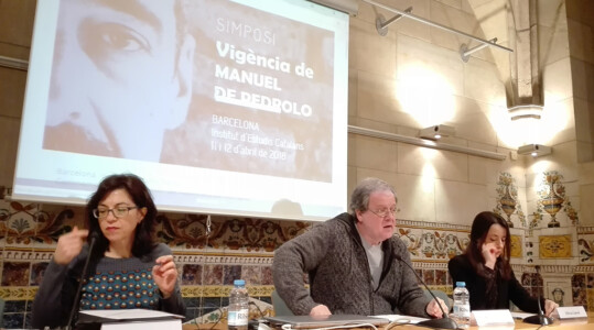 Xavier Ferré: "Pedrolo té clar que la cultura no pot ser immobilista. És quelcom que es troba en canvi constant"