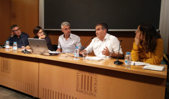 Taula rodona: Com és la narrativa del segle XXI?, amb Manuel Baixauli, Jenn Díaz, Maria Guasch i Francesc Serés. Moderador: Antoni Isarch