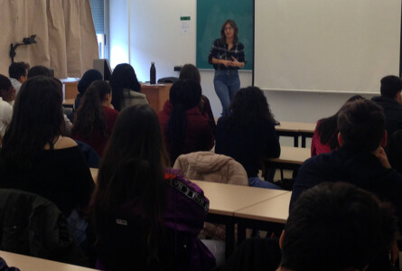 Taller "Procés per portar una obra del paper a la pantalla", a càrrec de Laia Foguet