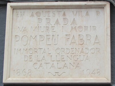 Carrers i llocs de Prada (seguint la petjada de Pompeu Fabra)