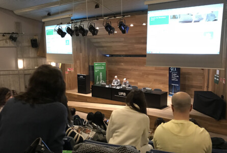 Comença la Jornada Tocats de Literatura 2019, adreçada a estudiants de Batxillerat, a l'Auditori de la Facultat de Filosofia i Lletres de la UAB