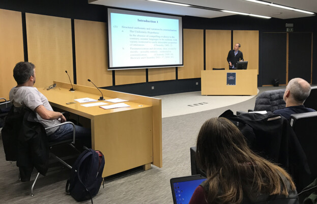 Kuniya Nasukawa (Tohoku Gakuin University): "Recursive structure constructed by phonological primes"